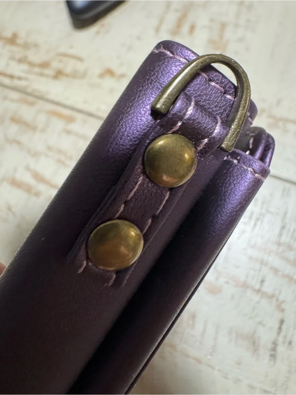 defencase purple wallet